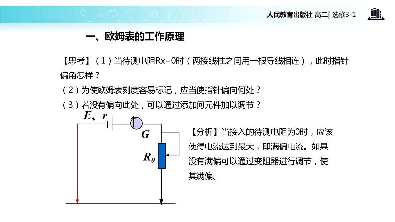 【教学课件】《多用电表的原理》（人教版）03