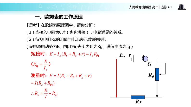 【教学课件】《多用电表的原理》（人教版）04