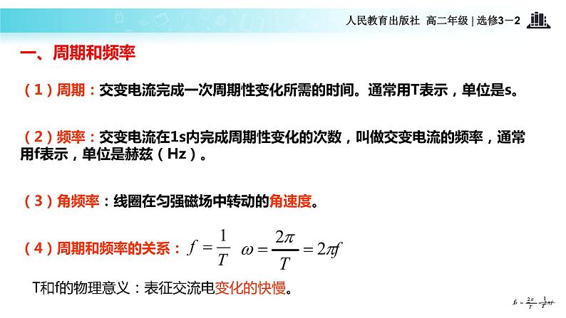 【教学课件】《2．描述交变电流的物理量》（人教）03