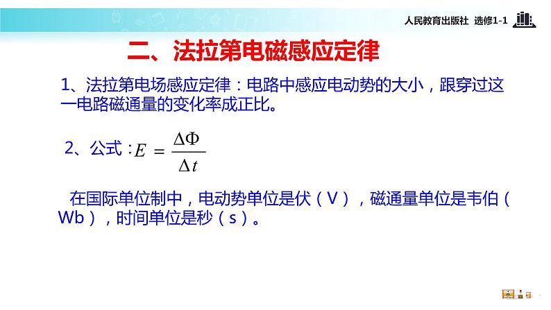 【教学课件】《3.2法拉第电磁感应定律》（人教）08