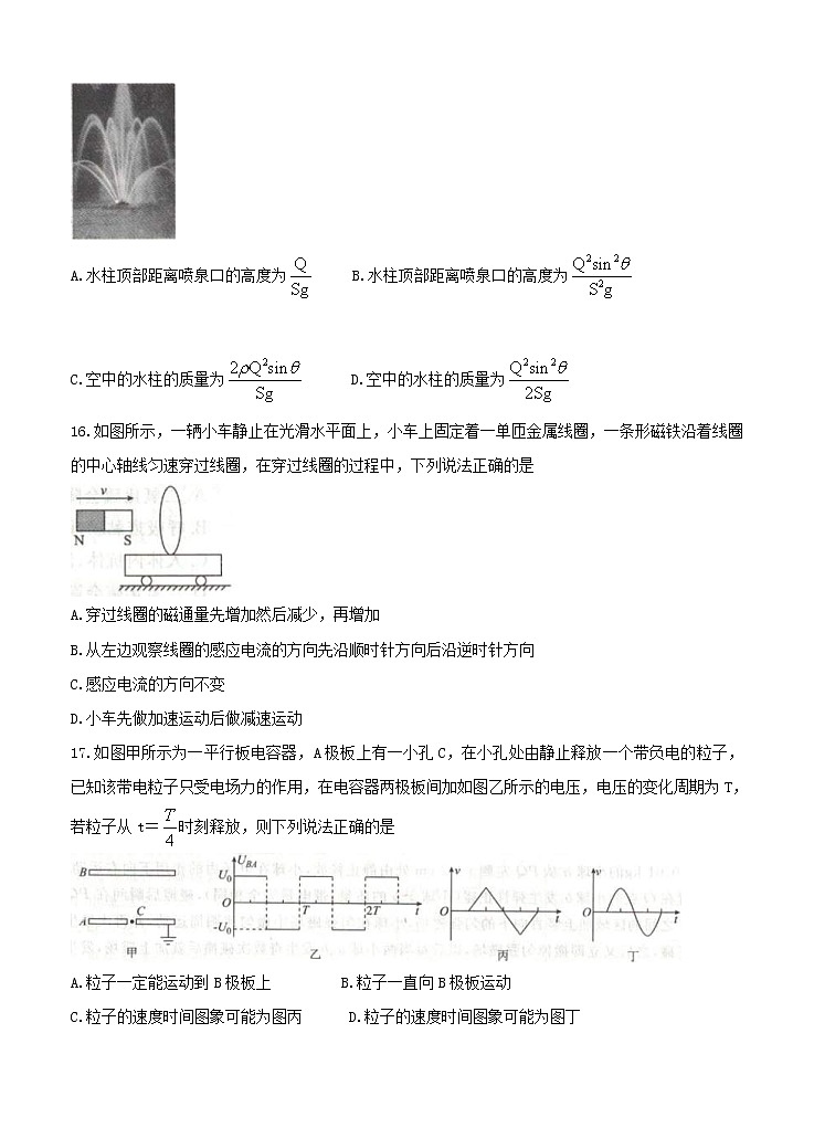 全国卷Ⅲ衡水金卷2021年高三先享题信息卷（五）物理（含答案）02
