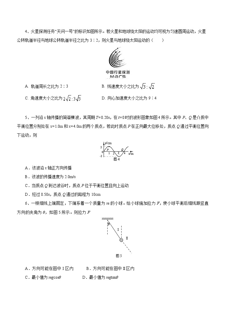 2021北京市高考压轴卷：物理+答案解析02