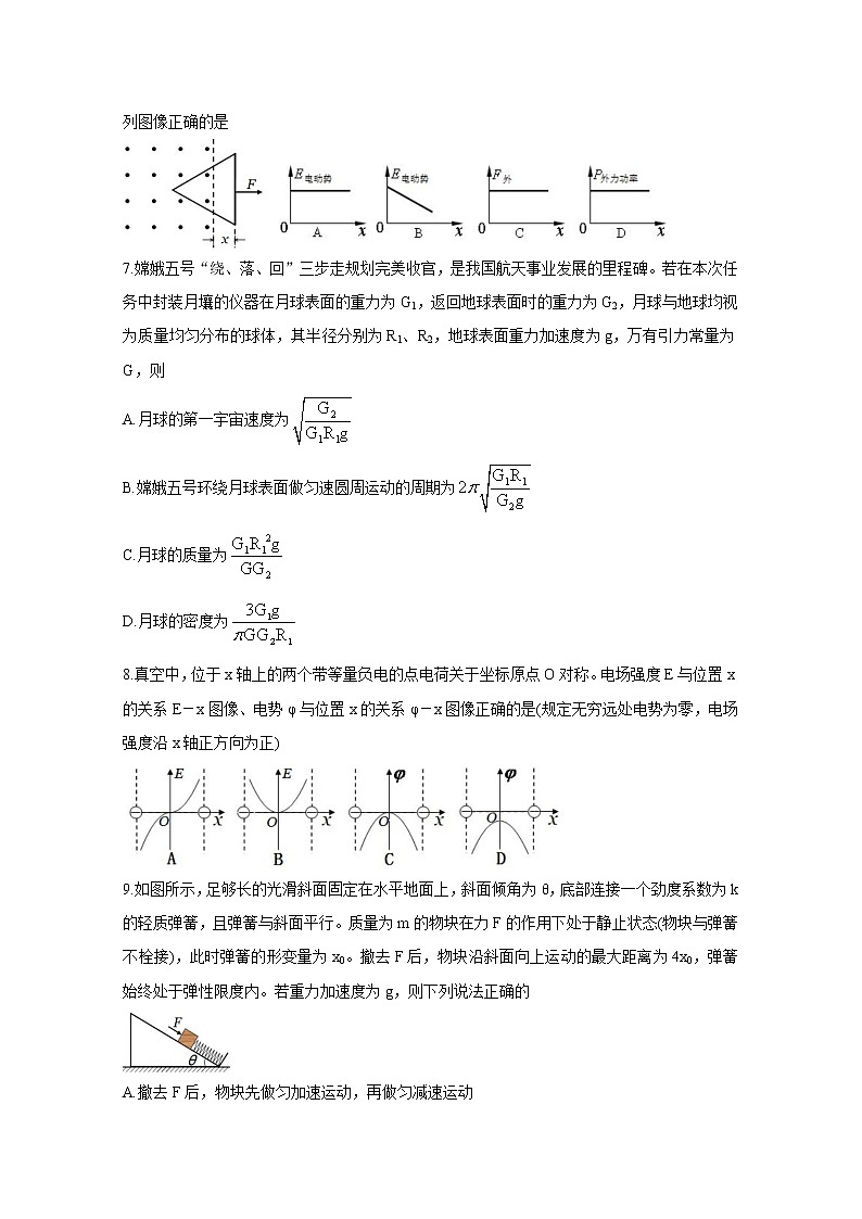 辽宁省丹东市2021届高三下学期5月总复习质量测试（二）（二模）：物理+答案03