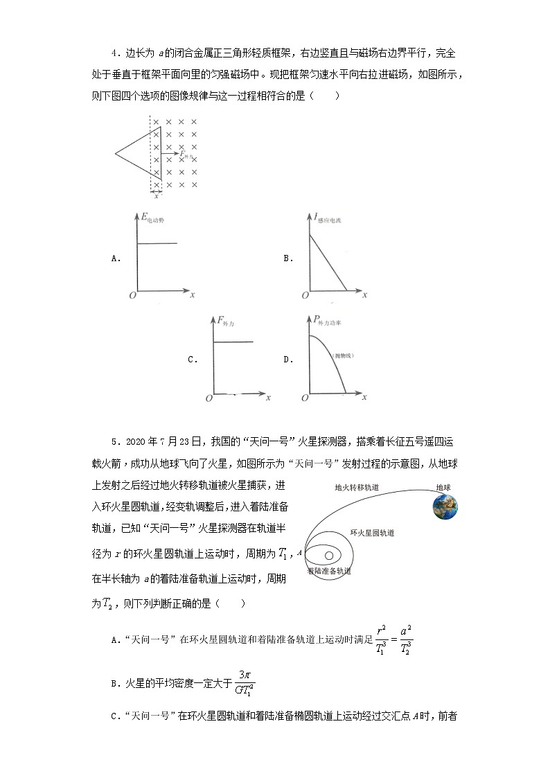2021湖南省高考冲刺压轴卷：物理+答案解析第2页