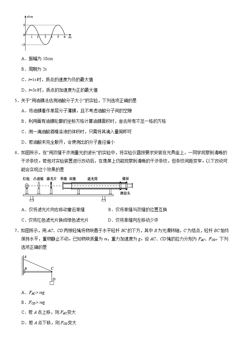 北京市朝阳区2021届高三年级二模考试物理试题及答案02
