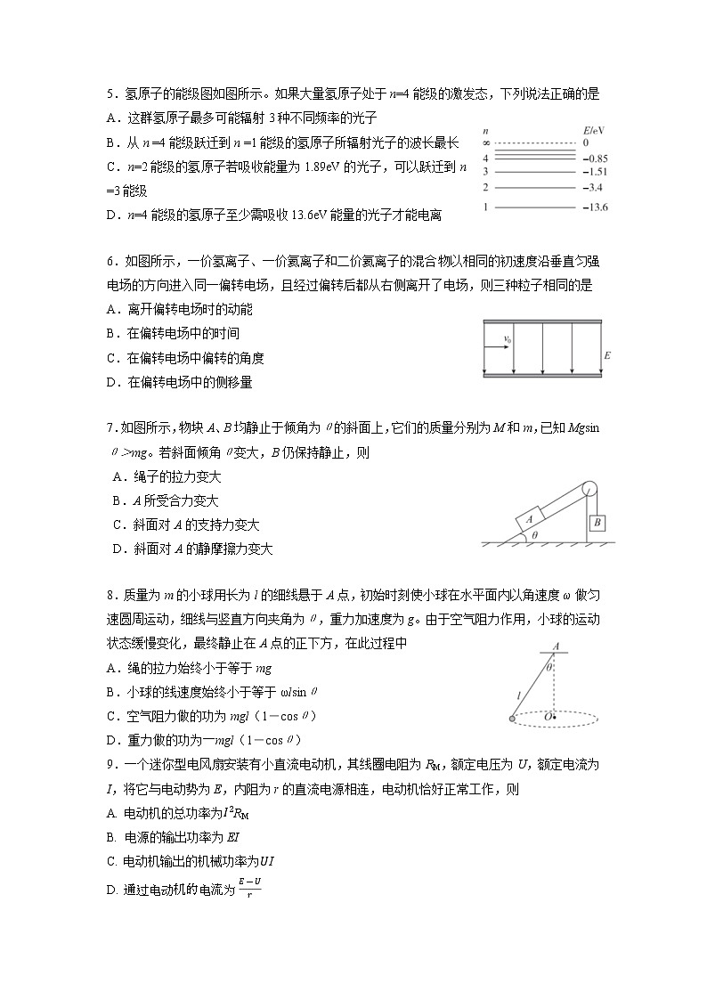 北京市东城区2021届高三年级二模考试物理试题及答案02