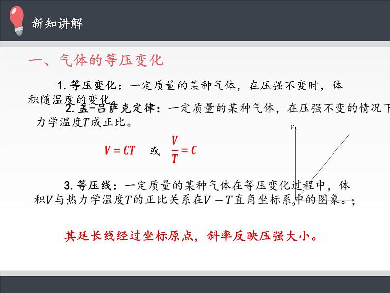 人教版（2019）高中物理选修性必修第三册课件： 2.3 气体的等压变化和等容变化 课件05