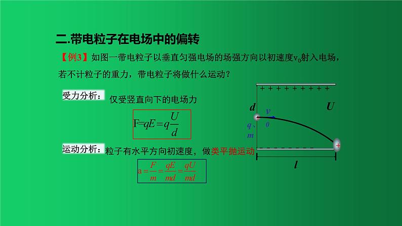 人教版（2019）高中物理必修三10.5 《带电粒子在电场中的运动》 课件08