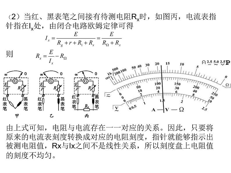 人教版（2019）高中物理必修三12.2.3《欧姆表和多用电表的原理》 课件03