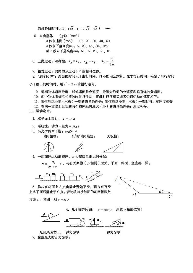 高中物理必备全部知识点总结02