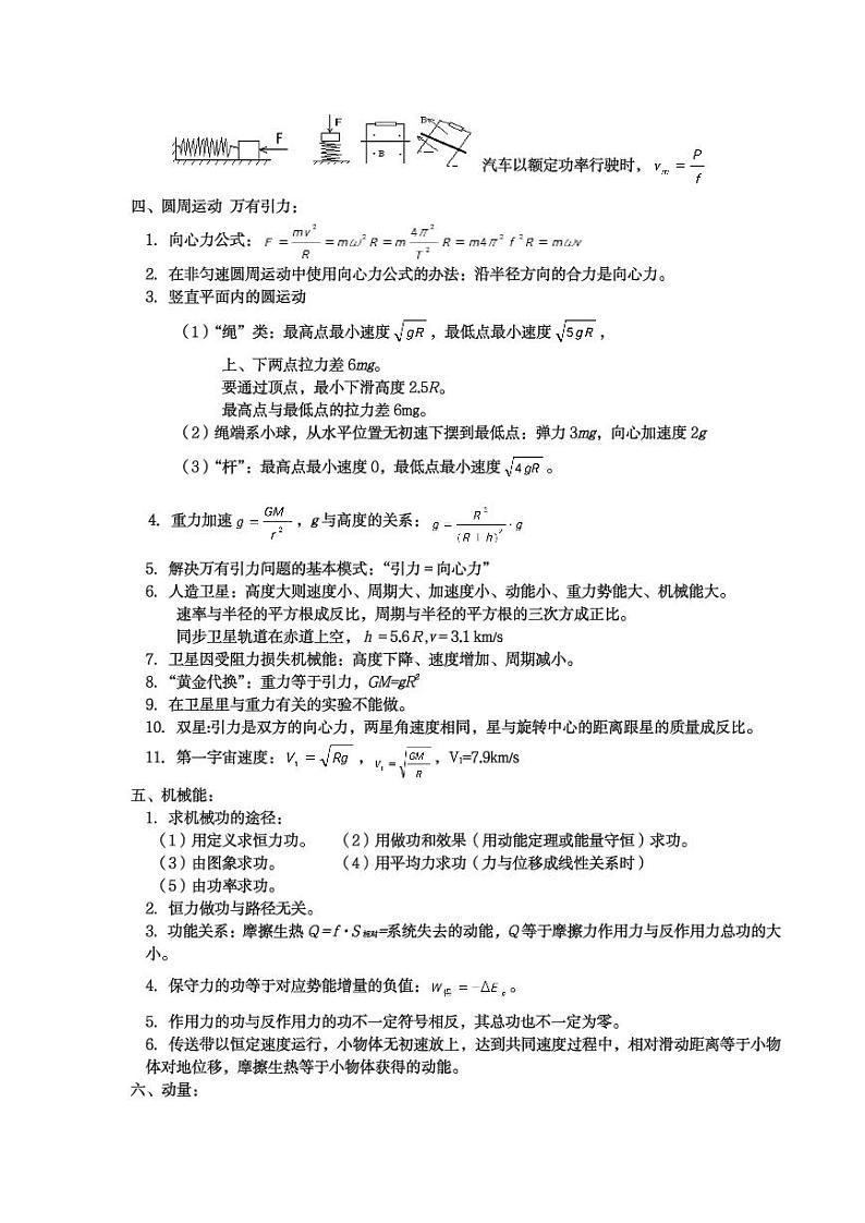 高中物理必备全部知识点总结03