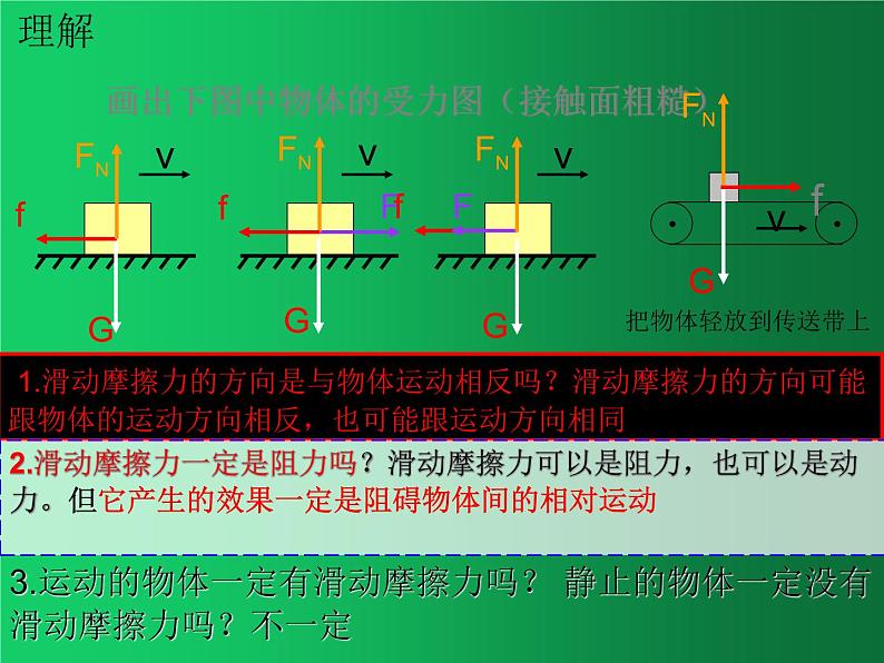 人教版（2019）高中物理必修一3.2《摩擦力-滑动摩擦力》 课件06