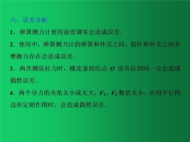 人教版（2019）高中物理必修一3.4《探究两个互成角度的力的合成规律》 课件04