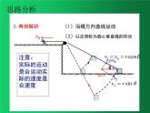 人教版（2019）高中物理必修二5.2《运动的合成与分解》(关联速度) 课件