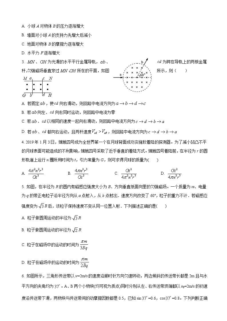 2021届辽宁省高三下学期4月高考模拟预测物理试题（17）第2页