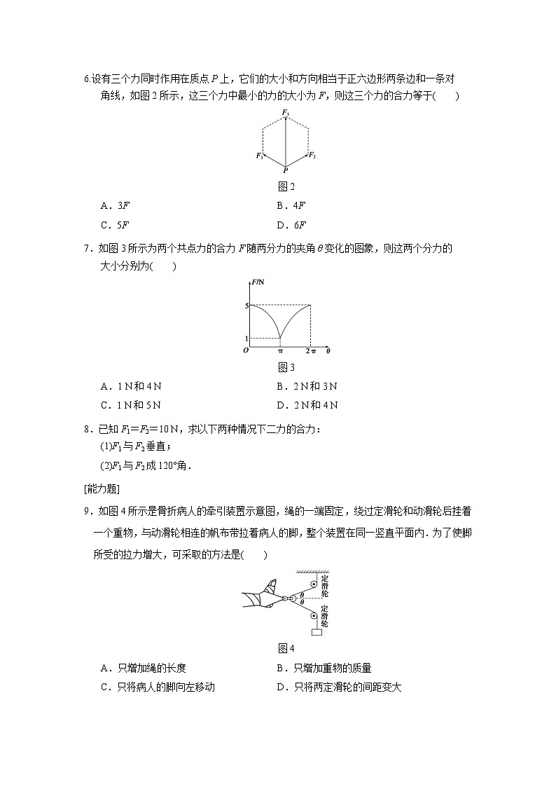 高中物理必修1第3章 同步训练5 (含答案)人教版02