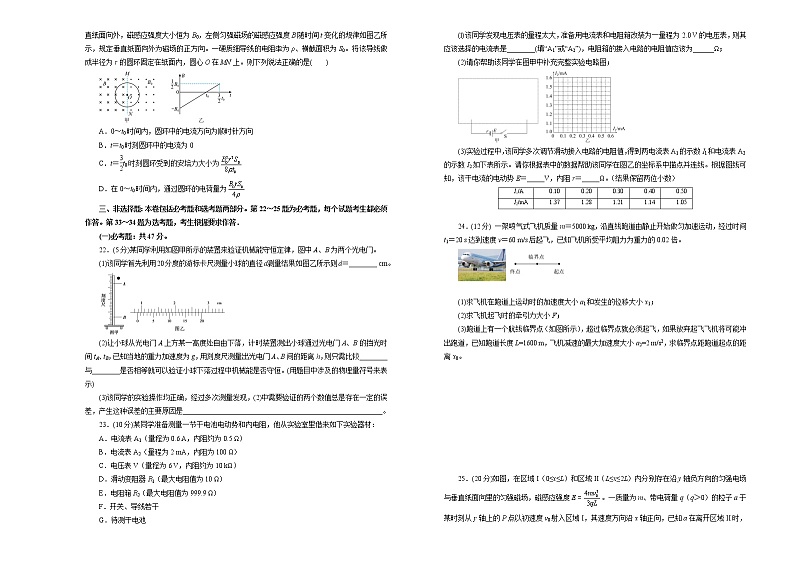 2021届全国I卷高考高三临考全真模拟 物理（四）（解析版）02