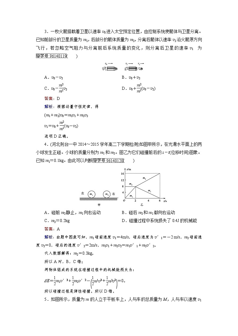 高中物理人教版选修3-5习题：限时测试题16 word版含解析02