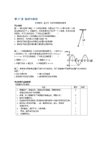 高考物理一轮复习：第27讲《振动与波动》（人教版）