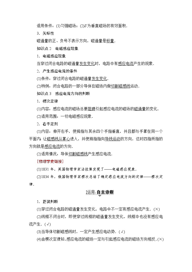 高考物理一轮复习 第10章 第1节　电磁感应现象　楞次定律 试卷02