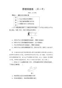 高考物理一轮复习 易错排查练　(第2章)