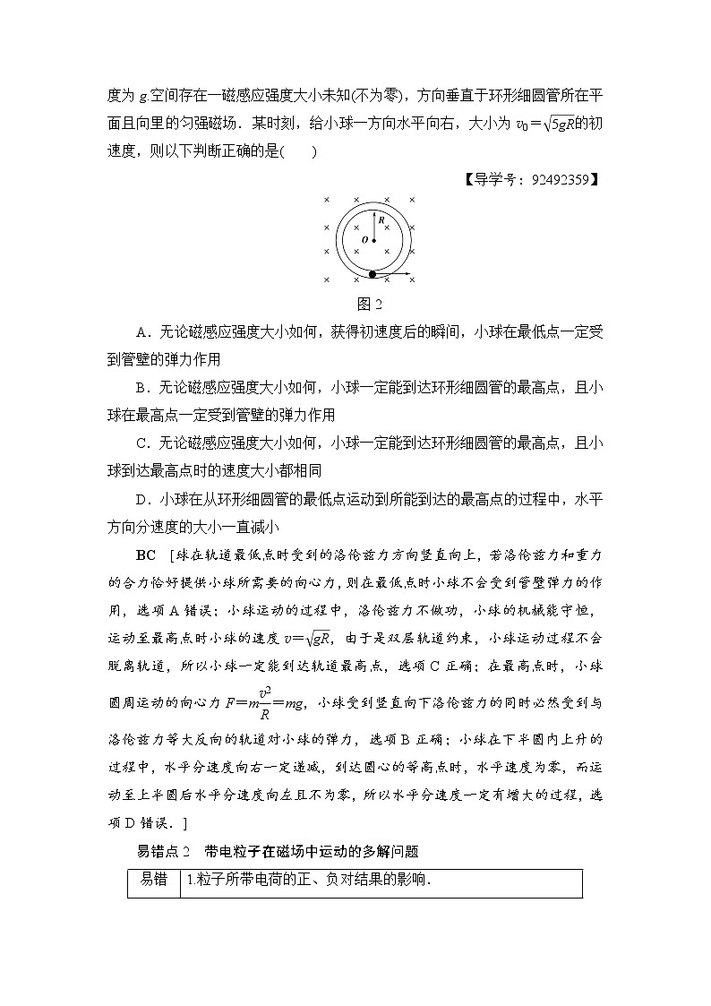 高考物理一轮复习 易错排查练　(第9章)第2页