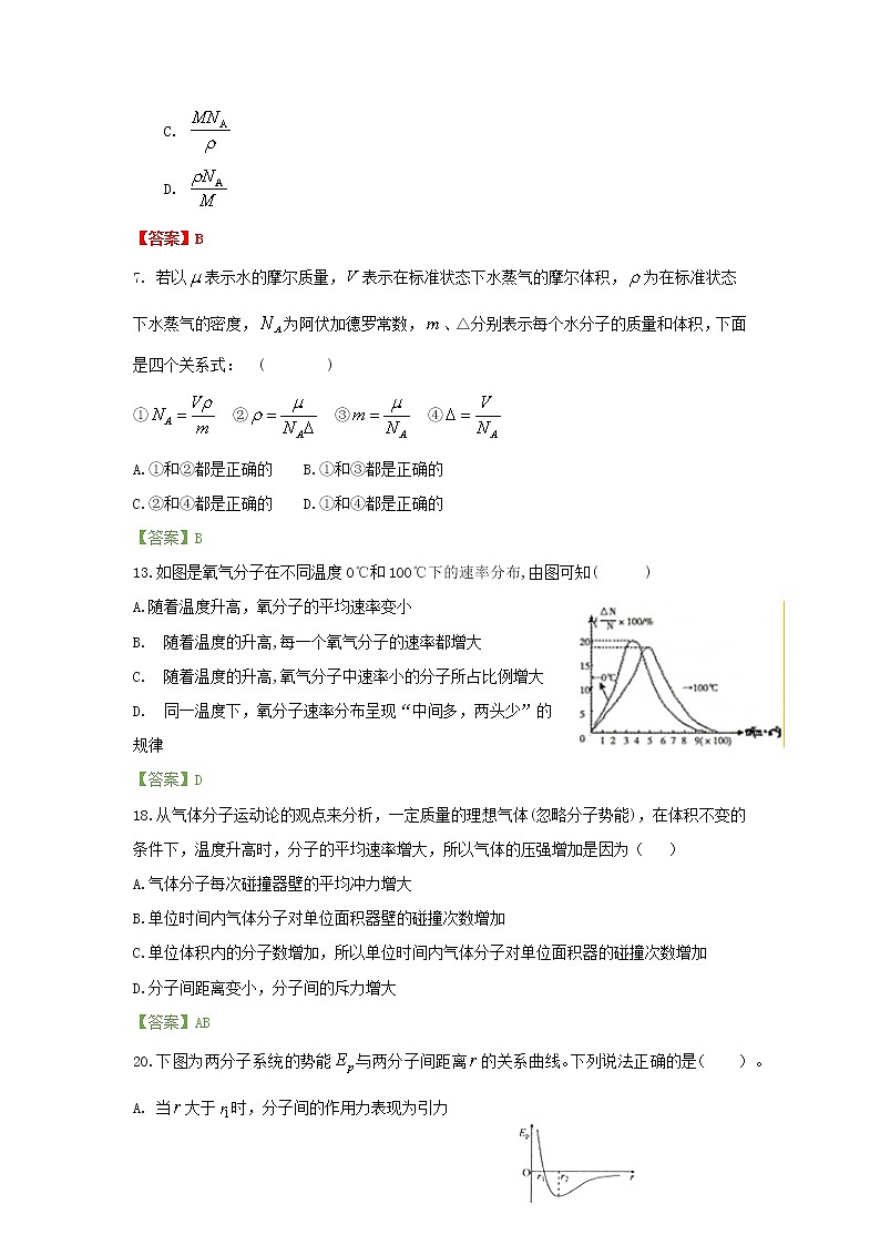 高考物理一轮复习 热学汇编基础篇-教师版第2页