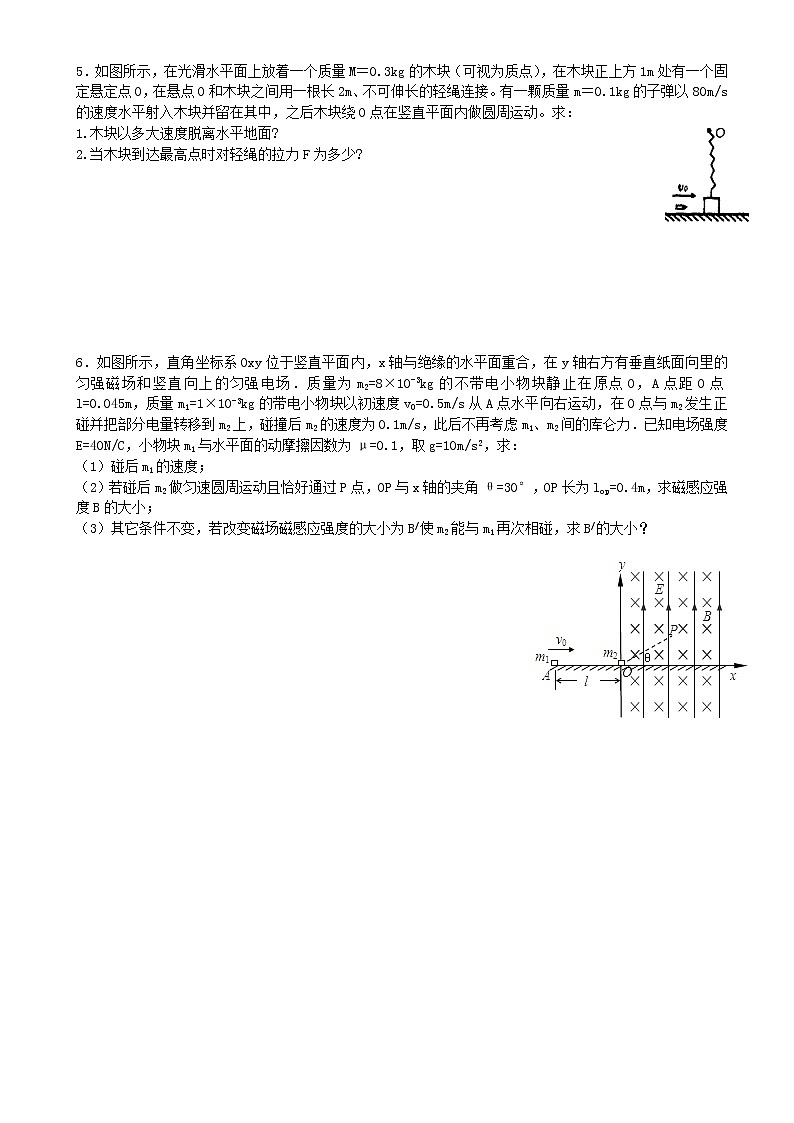 高考物理一轮复习试题   动量其他02