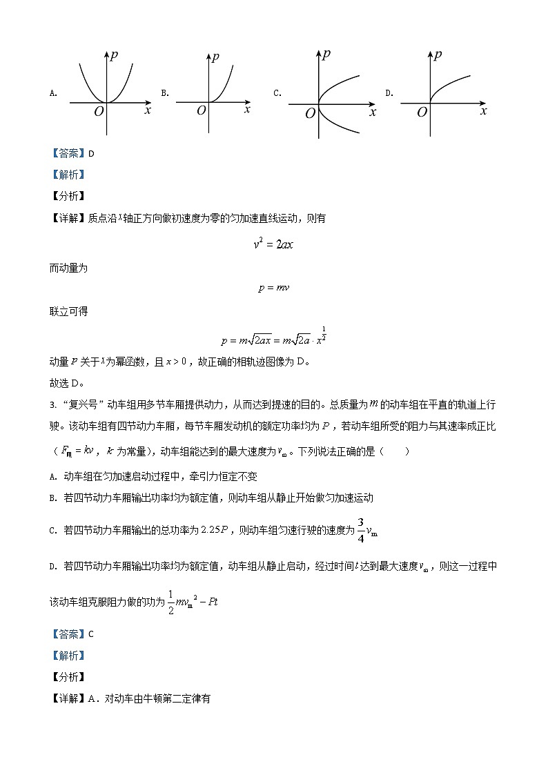 2021年新高考湖南物理高考真题及答案解析 (原卷+解析卷)02
