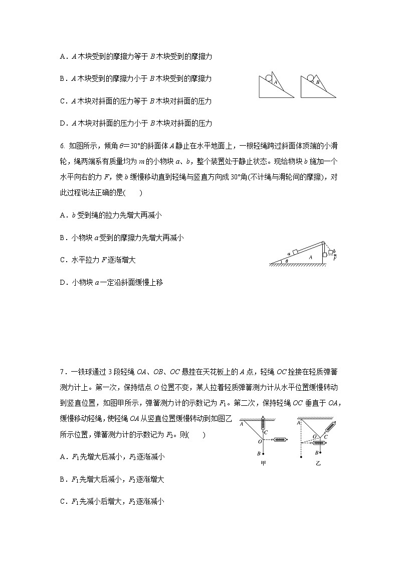 2019届高三物理专题训练之共点力的平衡03