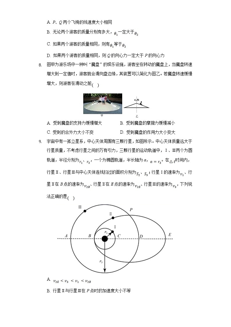 2020-2021学年江苏省苏州市苏州高新区第一中学高一下学期期末物理模拟试卷（一）03