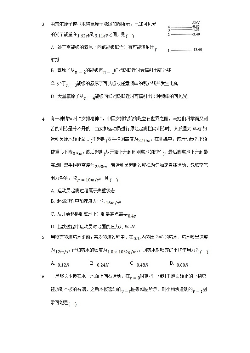 2020-2021学年江苏省苏州市苏州高新区第一中学高二下学期期末物理模拟试题（四） 解析版02