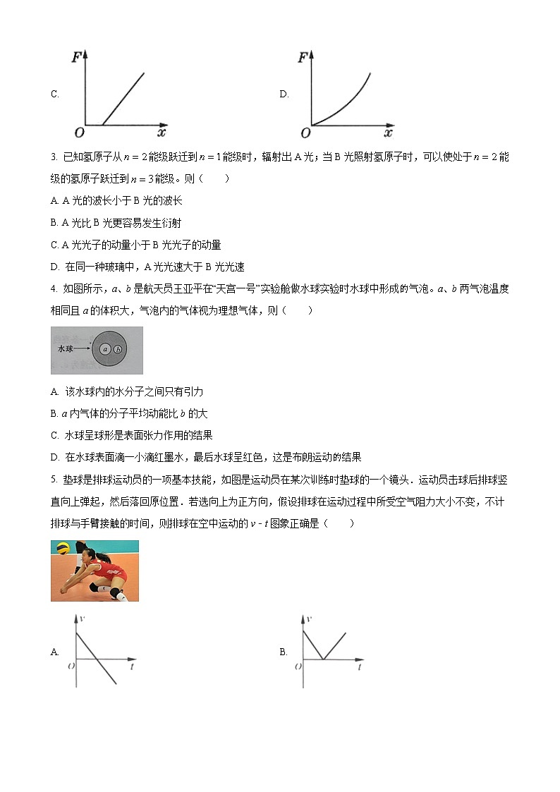 江苏省如皋市2020-2021学年高二下学期第三次调研考试物理试题+Word版含答案02