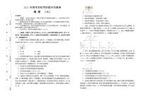 2021届高三高考考前提分仿真卷+物理（六）全国I卷+Word版含答案