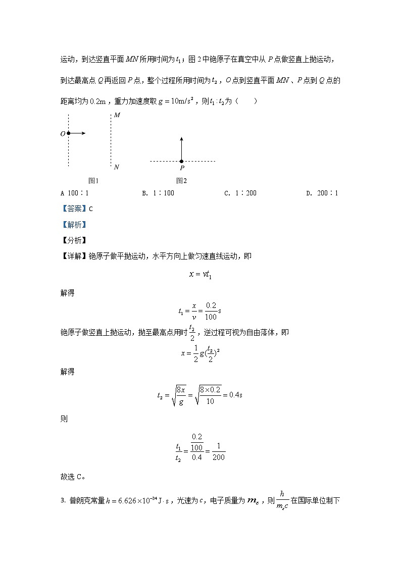 2021年高考真题——+物理（河北卷）+Word版含解析02