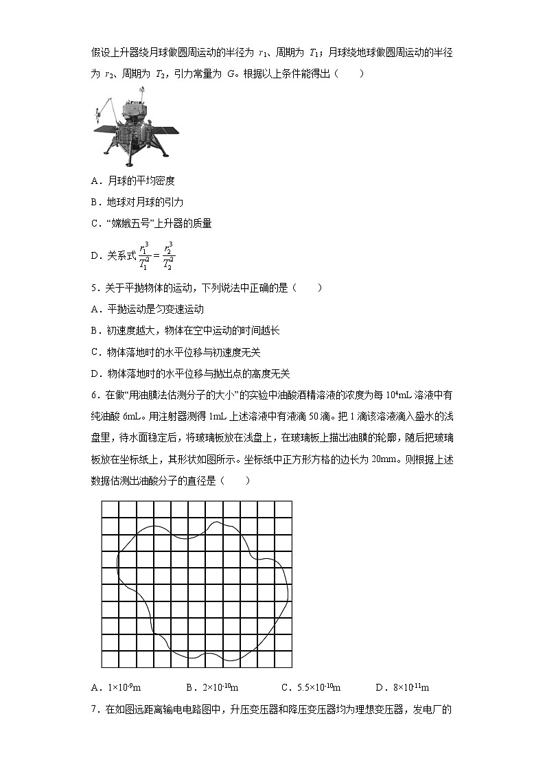 江苏省2021届高三高考物理临考练习三+Word版含答案第2页