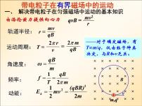 选择性必修 第二册第一章 安培力与洛伦兹力3 带电粒子在匀强磁场中的运动课文内容ppt课件