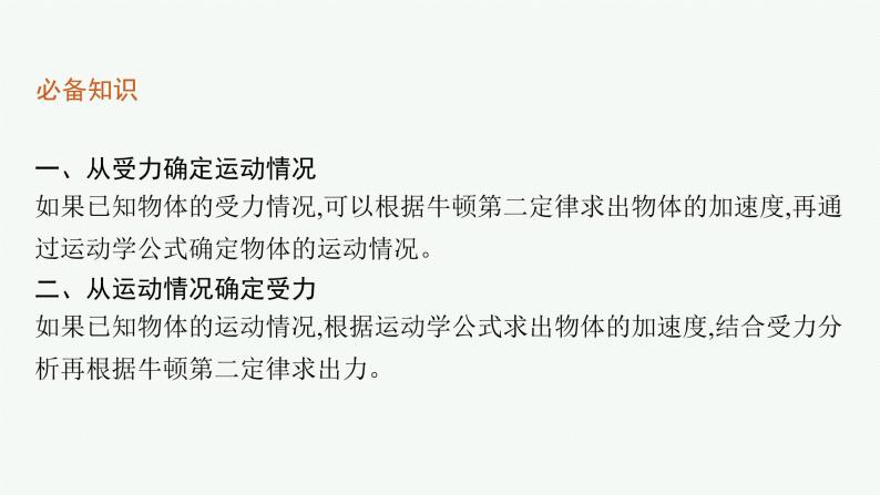 （新教材）2021-2022学年高中物理沪科版必修第一册课件：4.5　牛顿运动定律的案例分析 课件（41张PPT）05