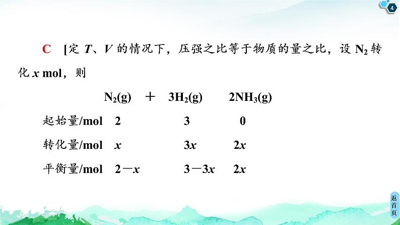 第2章 第2节 微专题3　化学平衡常数的应用方向 课件 【新教材】人教版（2019）高中化学选择性必修1(共21张PPT)第4页