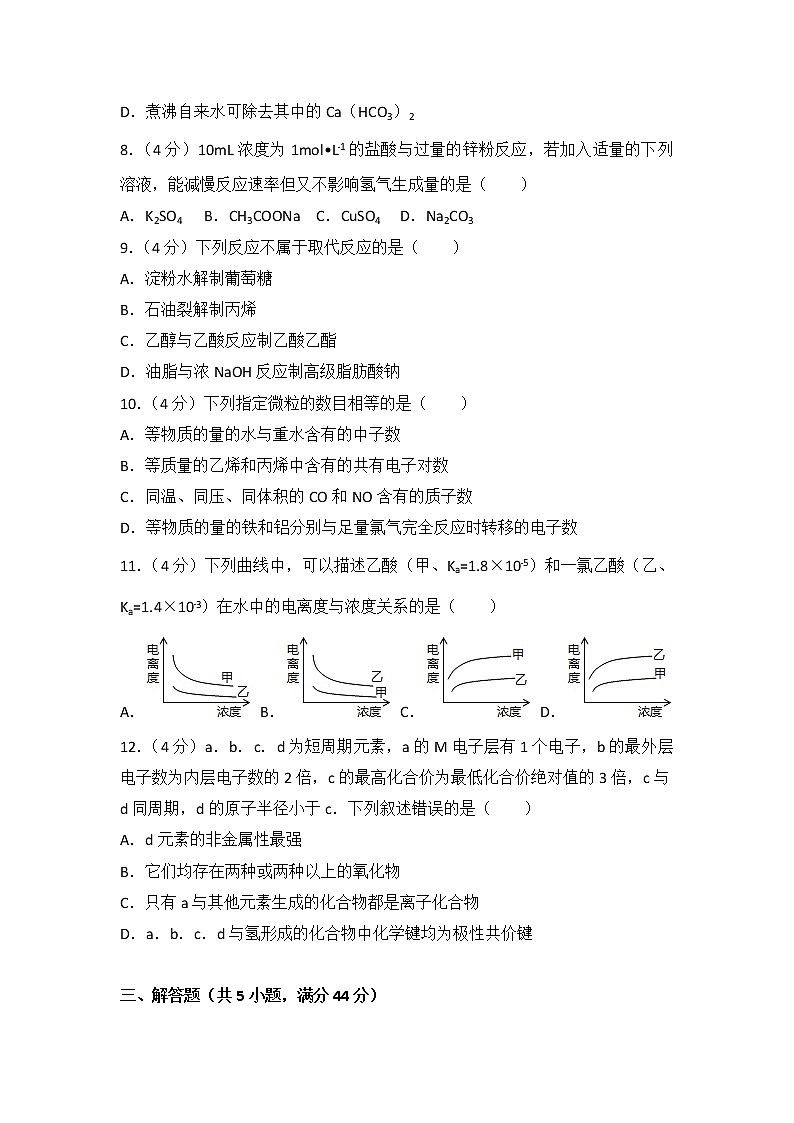 2015年海南省高考化学试卷第2页