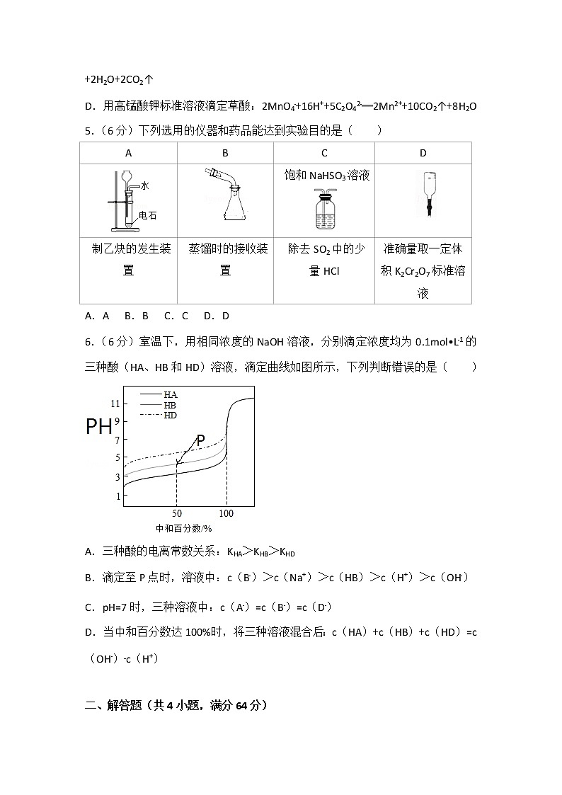 2016年天津市高考化学试卷第2页