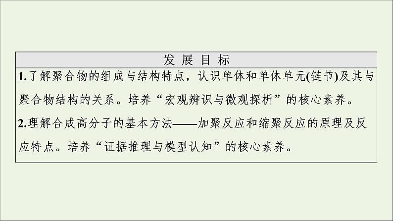 2020_2021学年新教材高中化学第5章合成高分子第1节合成高分子的基本方法课件新人教版选择性必修302