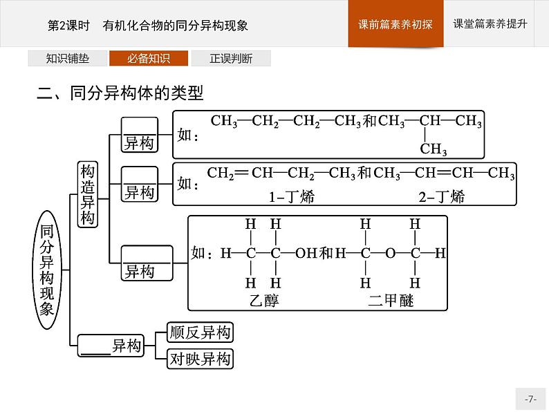 1.1 有机化合物的结构特点（2课时）课件（51+43张ppt）+练习（含解析）07