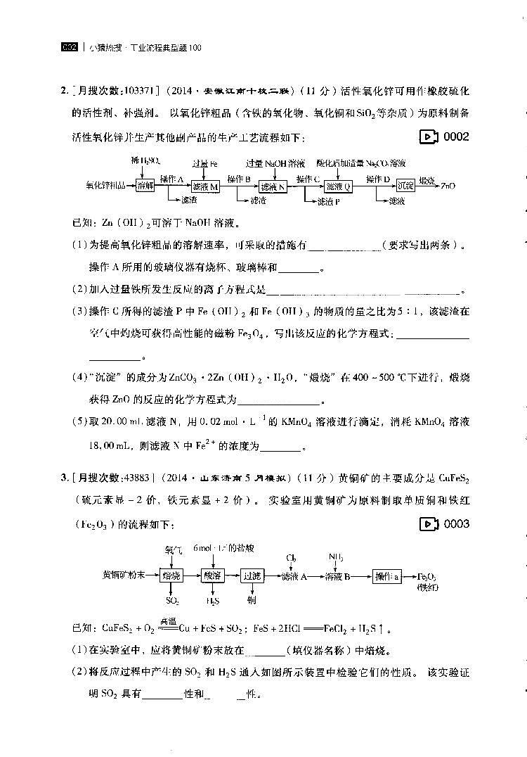 2021年高考化学《工业流程典型题》第2页