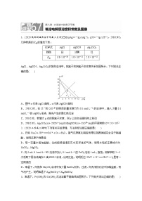 2022年高考化学一轮复习每日一练  第8章微题型67难溶电解质溶度积常数及图像