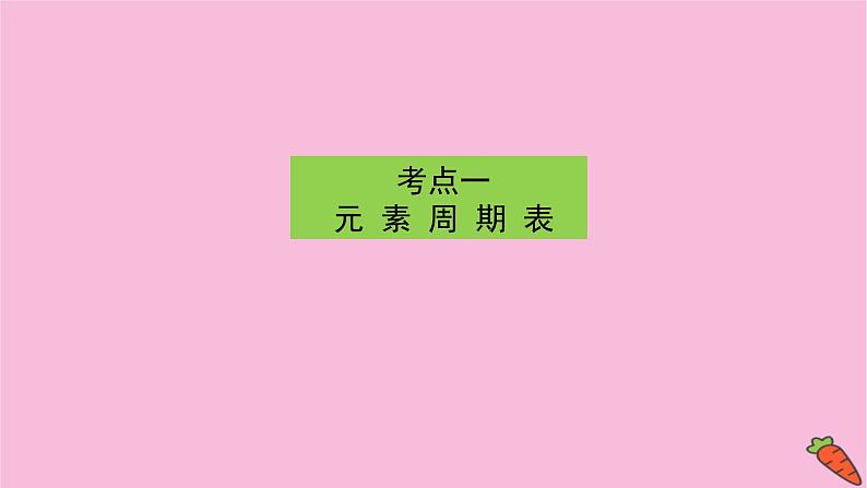 新教材2022届新高考化学人教版一轮课件：5.2 元素周期表和元素周期律03