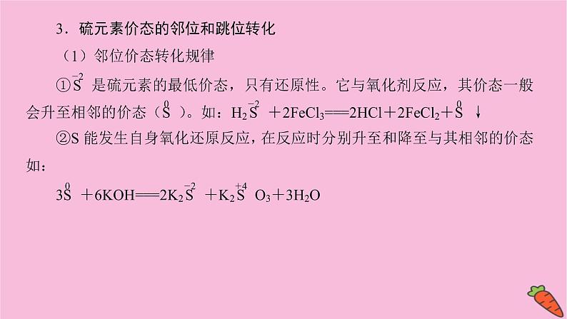 新教材2022届新高考化学人教版一轮课件：微专题·大素养 8 含硫化合物的转化与应用第4页