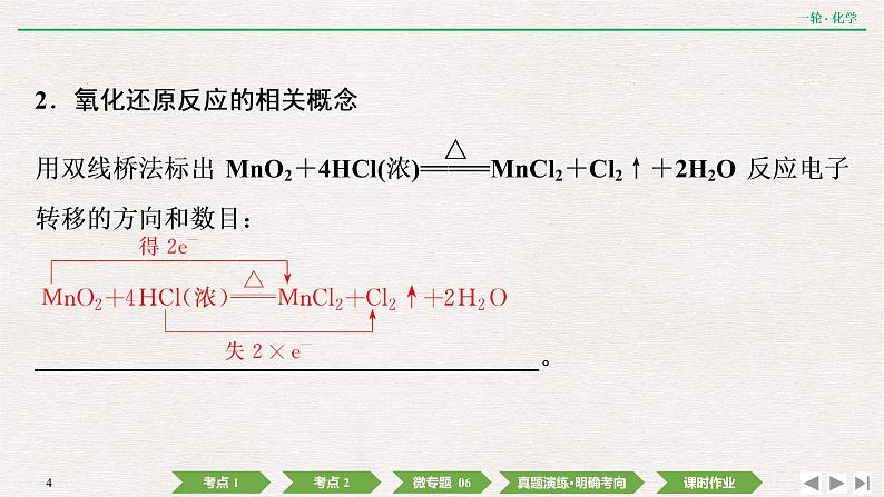 2022高考化学一轮复习 第二章  第6讲　氧化还原反应的基本概念课件PPT第4页