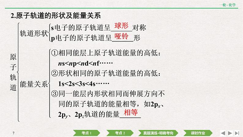 2022高考化学一轮复习 第十二章  第39讲　原子结构与性质课件PPT07