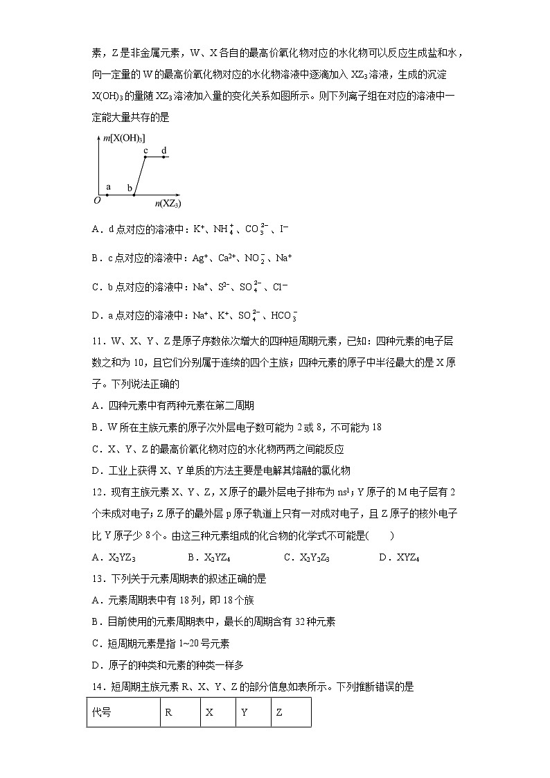 第一章《原子结构与性质》测试题高二化学选择性必修2(1)03